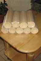 Tronchetti di legno pressato Round